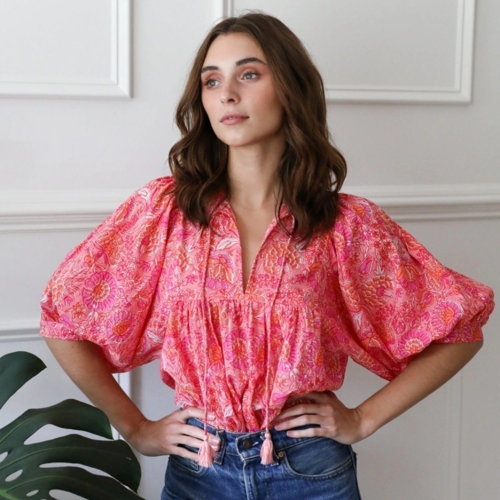 Mille FRANCESCA TOP in Pink Carnation